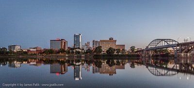 From the Arkansas River Trail  Little Rock, Arkansas